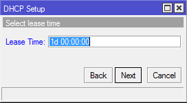 DHCP Lease Time