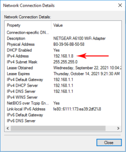 Contoh IP Address