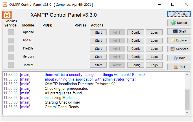 cara menggunakan xampp