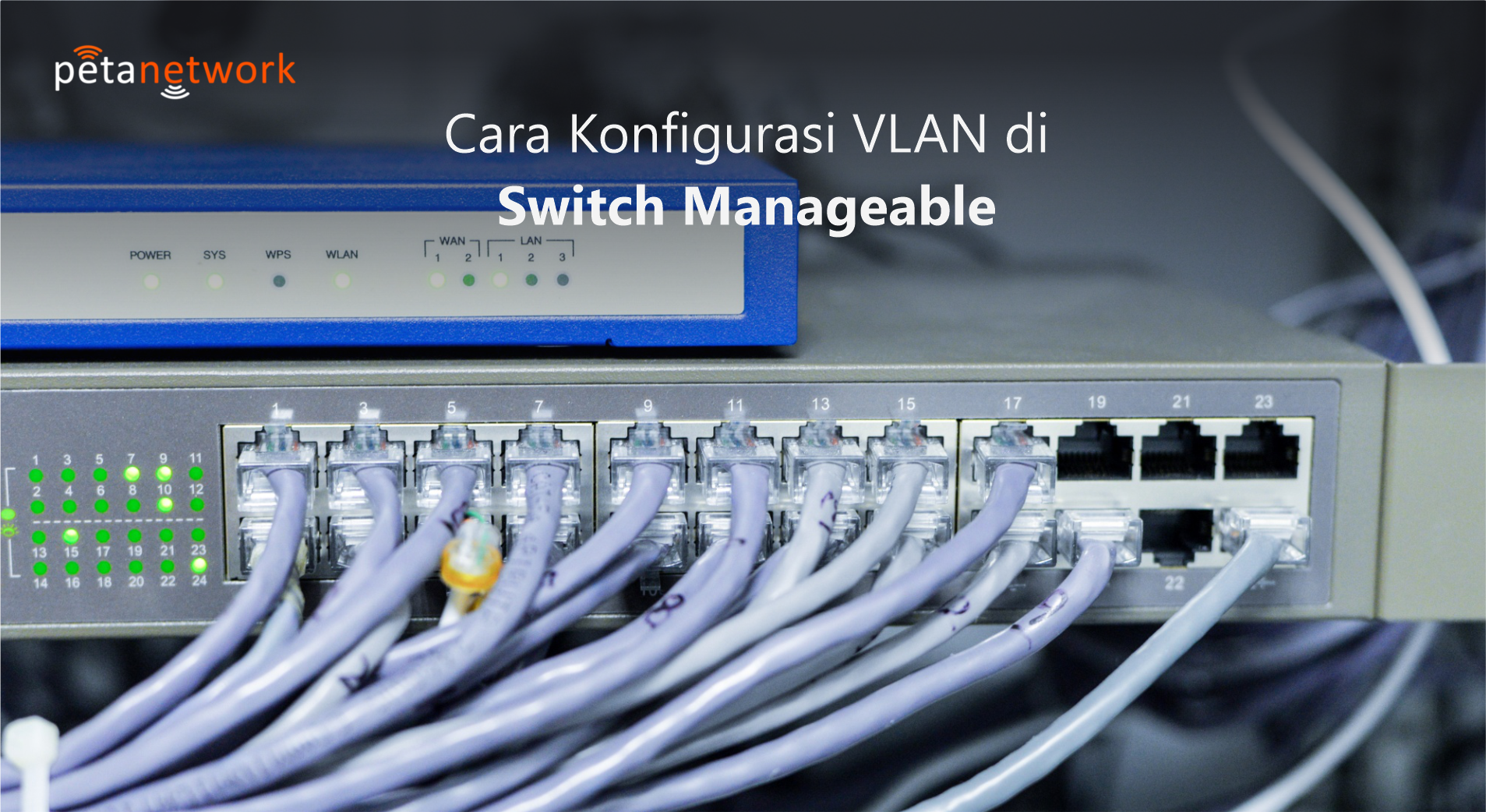 cara setting switch manageable